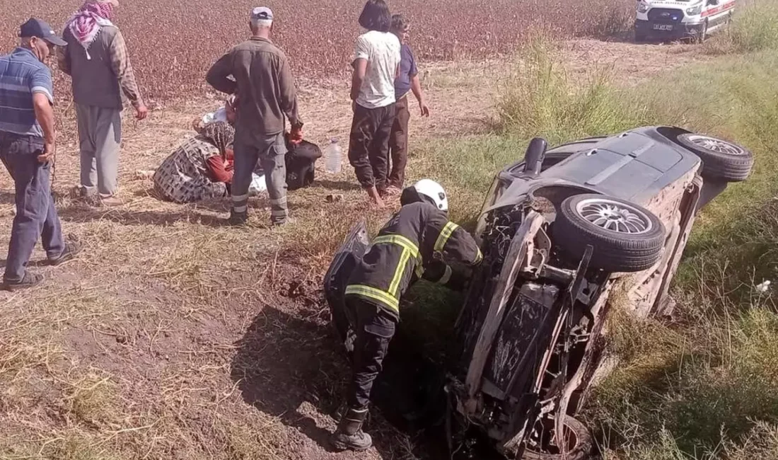 Kırıkhan’da devrilen otomobildeki 4