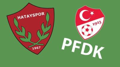 Profesyonel Disiplin Kurulu (PFDK), Atakaş Hatayspor’a ihtar cezası verdi. 05.10.2024