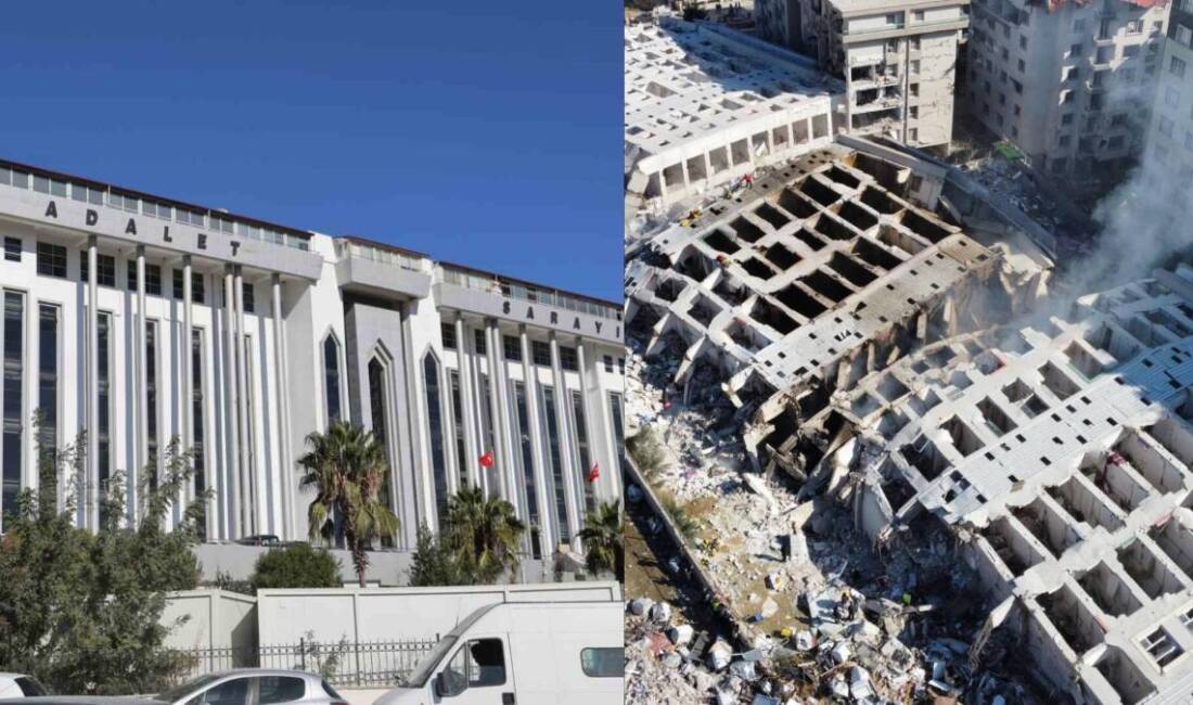 Hatay’da, deprem sırasında yıkılan