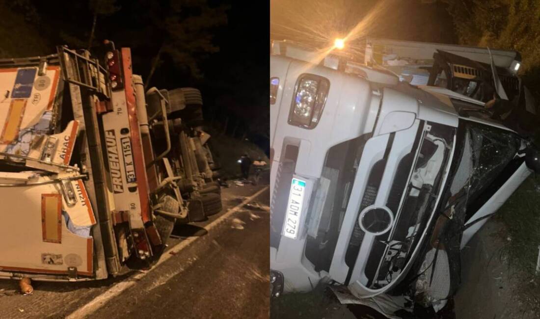 Hatay'ın İskenderun-Antakya yolu üzerinde