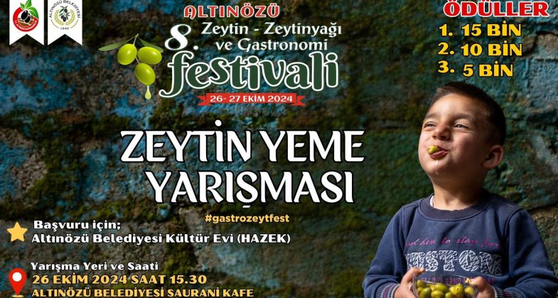 Altınözü Festivali’nde 100 Bin TL’lik ödüller sahiplerini bekliyor