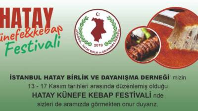 İstanbul Hatay Birlik ve Dayanışma Derneği’nin düzenlediği Hatay Kebap ve