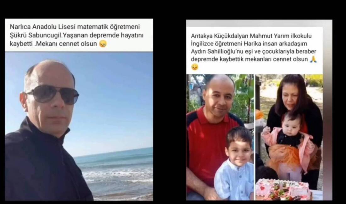 6 Şubat depreminde hayatını kaybeden öğretmenler, bugün Konyaspor-Hatayspor maçında anılacak.