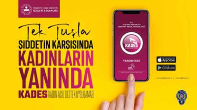 Kadınlara yönelik şiddet ve tehdit durumlarında hızlı müdahale için geliştirilen