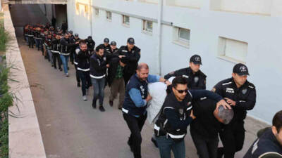 Adana merkezli 16 ilde düzenlenen "Kuyu-37" operasyonunda gözaltına alınan 282