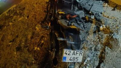 Hatay’da motosiklet faciası: 1 genç hayatını kaybetti