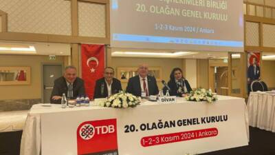 Türkiye Diş Hekimleri Birliği'nin (TDB) 20. Olağan Genel Kurulu Ankara’da