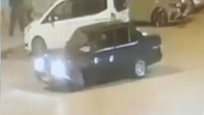 Hatay'ın İskenderun ilçesinde drift yaparak trafikte tehlikeye yol açan bir