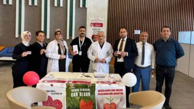 Hatay Eğitim ve Araştırma Hastanesi’nde, 3-9 Kasım Organ Bağışı Haftası
