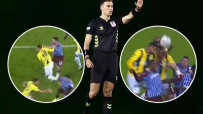 Trabzonspor ile Fenerbahçe arasındaki maçta yaşanan iki pozisyona ilişkin VAR
