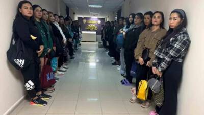 Hatay'ın İskenderun ilçesinde masaj ve spa salonlarında yasadışı çalıştırılan 43