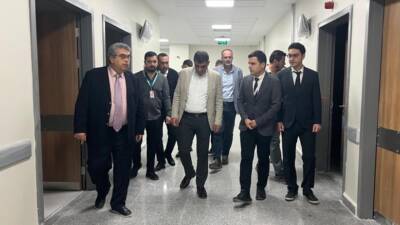 Erzin Devlet Hastanesi inşaatında son aşamaya gelindi. Büyük ölçüde tamamlanan