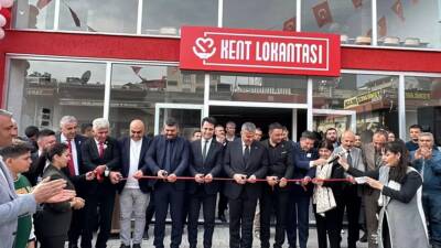 Hatay’ın Dörtyol ilçesinde, Dörtyol Belediyesi tarafından hayata geçirilen Kent Lokantası,