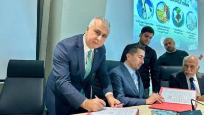 Hatay’da tarımsal üretimi desteklemek amacıyla çeşitli projelere yönelik imza töreni