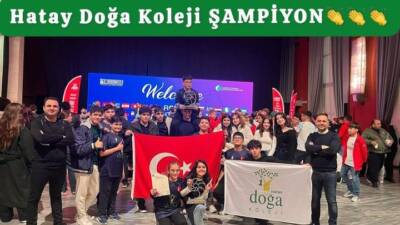 Hatay Doğa Koleji Robotik Takımı, İtalya'nın Roma şehrinde düzenlenen Fibonacci