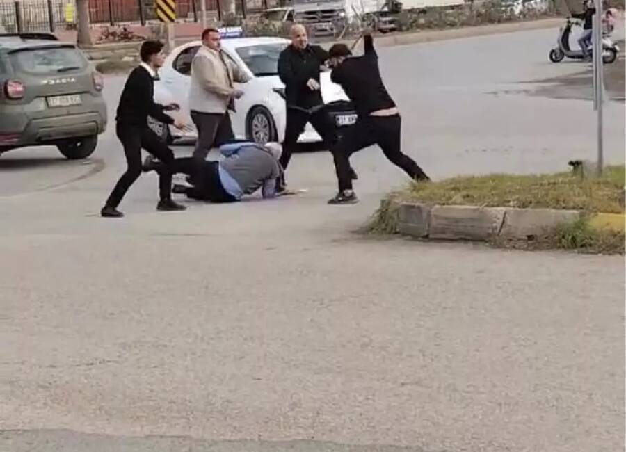 Hatay’ın İskenderun ilçesinde, trafikte