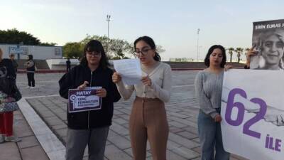 Kadın Cinayetlerini Durduracağız Platformu Hatay Sorumlusu Simay Taş, 2024'ün ilk