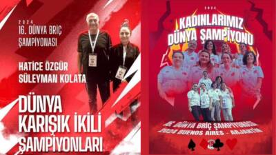 Türkiye Briç camiası, 2024 16. Dünya Briç Şampiyonası’nda iki ayrı