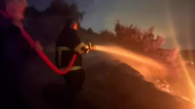 Hatay'ın Belen ilçesinde çıkan orman yangını, itfaiye ve Orman Bölge