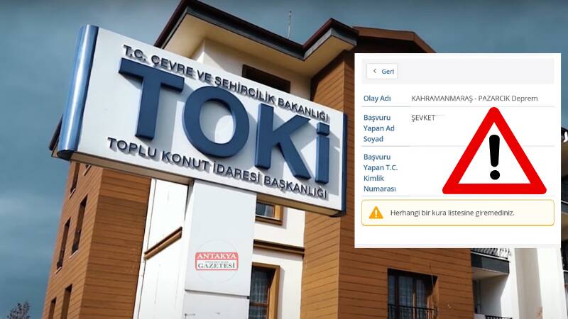 Hatay Deprem Konutlarında Sistem Hatası Krizi!