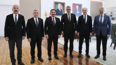 Hatay Valisi Mustafa Masatlı, AK Parti Hatay Milletvekilleri Adem Yeşildal,