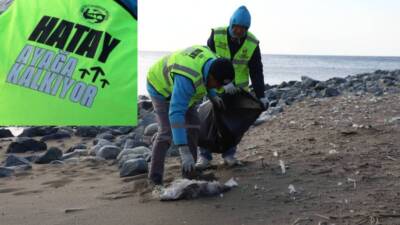 Hatay Büyükşehir Belediyesi (HBB), 158 kilometrelik sahil şeridinde kış sezonunda