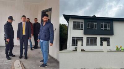 Arsuz’daki polis merkezi amirliği inşaatı, şantiye çalışmalarında sona yaklaşıyor. Kaymakam