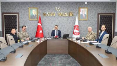 Hatay’da düzenlenen İl Güvenlik Asayiş Toplantısı, İçişleri Bakanı Ali Yerlikaya’nın