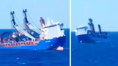 Akdeniz’de meydana gelen patlama sonucu Rusya’ya ait ‘Ursa Mayor’ adlı