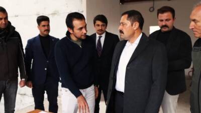 Hatay Valisi Mustafa Masatlı, Antakya'da yapımı devam eden orman müdürlüğü