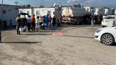 Hatay’ın Defne ilçesinde bulunan Abdulgani Türkmen Konteyner Kent’te son iki