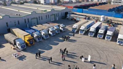 Hatay'da İnsan Hak ve Hürriyetleri (İHH) İnsani Yardım Vakfı ile