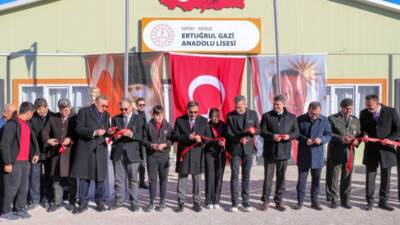 Hatay'da depremde yıkılan Ertuğrul Gazi Anadolu Lisesi, Ahbap Derneği'nin desteğiyle