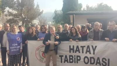 Hatay Tabip Odası Başkanı Sevdar Yılmaz, deprem sonrası sağlık alanındaki