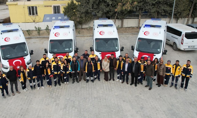 Hatay’daki 112 İstasyonlarına 4 Yeni Ambulans Takviyesi