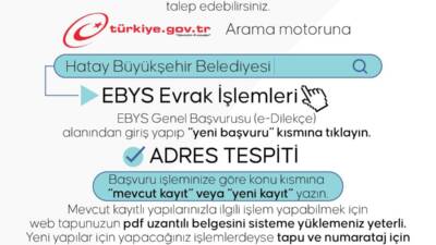 Hatay Büyükşehir Belediyesi, dijitalleşme ve kurumsallaşma süreçlerini hızlandırarak vatandaşların numarataj