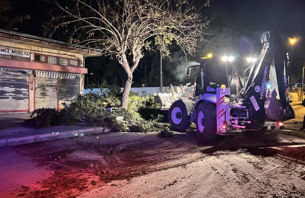 Hatay’da gece saatlerinde etkili