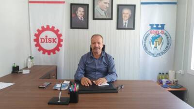 DİSK/Genel-İş Sendikası Hatay Şube Başkanı Mehmet Emin Doğruel, Asgari Ücret