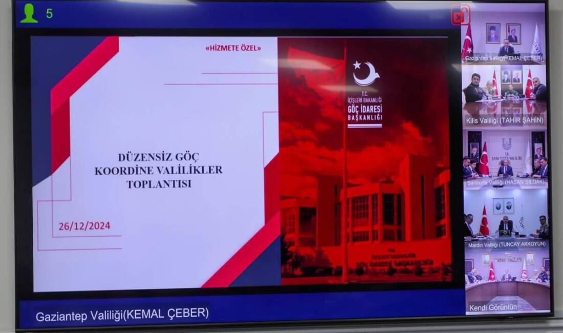 Hatay’ın da yer aldığı 5 ildeki güvenlik yetkilileri, "düzensiz göç"