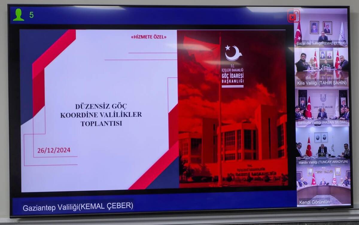 Hatay’ın da yer aldığı 5 ildeki güvenlik yetkilileri, "düzensiz göç"