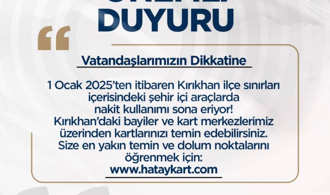 Hatay Büyükşehir Belediyesi (HBB),