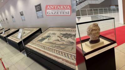Gaziantep Zeugma Müzesi'nde sergilenen Antakya mozaikleri yeniden yuvasına geri dönüyor.