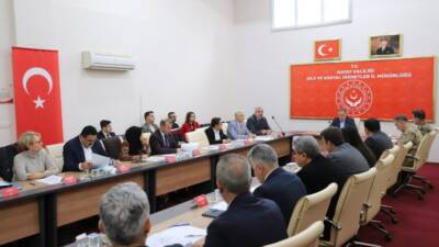 Hatay Vali Yardımcısı Bekir Sıtkı Dağ başkanlığında, "Ailenin Korunması ve