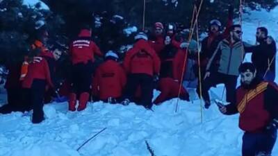 Erzurum Palandöken Kayak Merkezi’nde çığ düştü. Bölgede bulunan Türk Judo