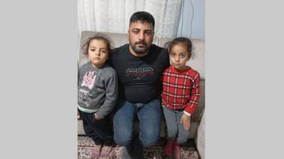 Hatay’ın Reyhanlı ilçesinde yaşayan dört kişilik ailenin engelli babası Uğur