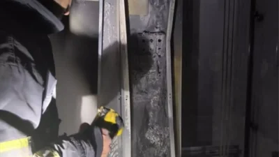 Hatay'ın İskenderun ilçesinde, 7 katlı bir binanın asansöründe meydana gelen