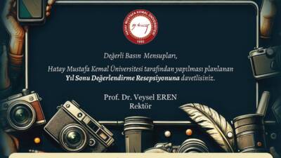 Hatay Mustafa Kemal Üniversitesi, 2024 yılına dair değerlendirmelerini paylaşmak amacıyla