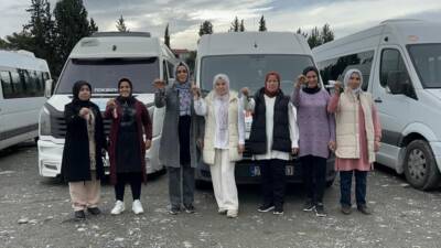 Hatay’ın Dörtyol ilçesinde öğrenci servis taşımacılığında araç şoförü olarak görev