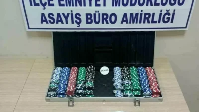 Hatay’da bir işyerinde kumar oynayan 10 kişiye, toplamda 64.250 TL