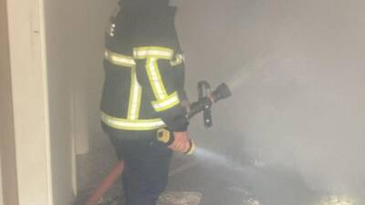 Hassa'da bir kuran kursunun çatı katında çıkan yangın itfaiye ekiplerinin